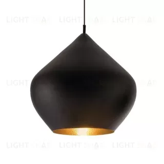 Подвесной дизайнерский светильник  Beat Light Stout by Tom Dixon D52 (черный) LSR5975V1