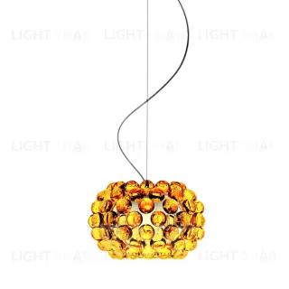 Подвесной дизайнерский светильник  CABOCHE piccola by Foscarini (янтарный) LSR6064V1