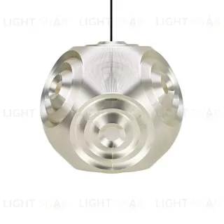 Подвесной дизайнерский светильник  Curve Ball by Tom Dixon (серебряный) LSR6185V1