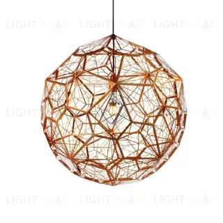 Подвесной дизайнерский светильник  Etch Web by Tom Dixon (бронзовый) LSR6238V1