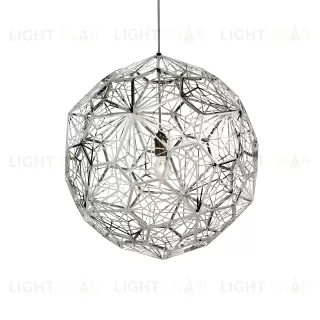 Подвесной дизайнерский светильник  Etch Web by Tom Dixon (серебряный) LSR6239V1