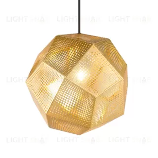 Подвесной дизайнерский светильник  Etch by Tom Dixon (золотой) LSR6235V1