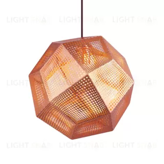 Подвесной дизайнерский светильник  Etch by Tom Dixon (бронзовый) LSR6236V1