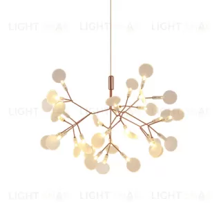 Подвесной дизайнерский светильник  Heracleum II by Moooi (медный, D50 cm) LSR6414V1