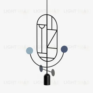 Подвесной дизайнерский светильник  Lines & Dots LDS05 by Home Adventures LSR6542V1