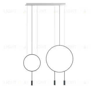 Подвесной дизайнерский светильник  REVOLTA by Estiluz (2 плафона) LSR6884V1