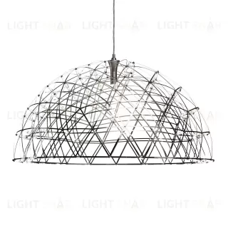 Подвесной дизайнерский светильник  Raimond Dome by Moooi (серебряный, D 79 cm) LSR6868V1