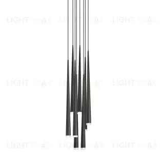 Подвесной дизайнерский светильник  Slim by Vibia (8 плафонов) LSR7017V1