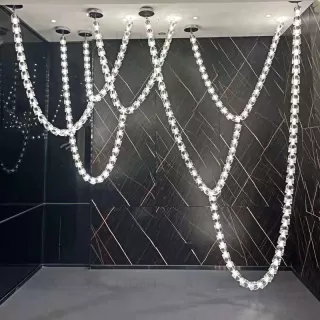 Подвесной дизайнерский светильник  Swarovski Chandelier by Studio Bouroullec Creates LSR7094V1