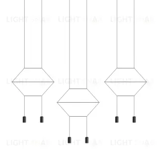 Подвесной дизайнерский светильник  Wireflow 0326 2D by Vibia LSR7290V1