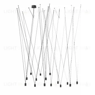 Подвесной дизайнерский светильник Match by Vibia (15 плафонов) LSR7312V1