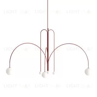 Потолочный дизайнерский светильник Spring by Michael Anastassiades (красный) LSR7773V1