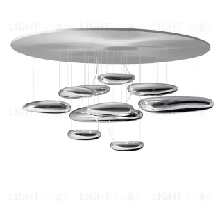 Потолочный дизайнерский светильник  Mercury by Artemide (10 плафонов) LSR8006V1