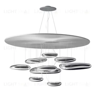 Подвесной дизайнерский светильник  Mercury by Artemide (10 плафонов) LSR8005V1