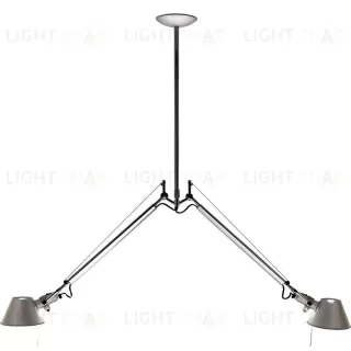 Потолочный дизайнерский светильник  Tolomeo Micro by Artemide (2 плафона) LSR8017V1