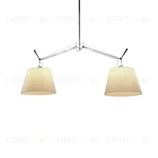 Потолочный дизайнерский светильник  Tolomeo by Artemide (2 плафона) LSR8087V1