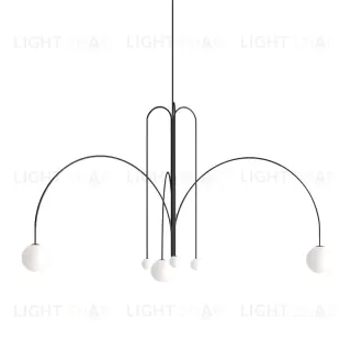 Потолочный дизайнерский светильник Spring by Michael Anastassiades (черный) LSR8139V1