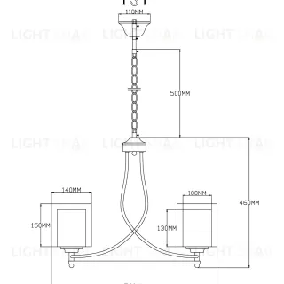 Люстра подвесная Moderli V2522-5P Maximilian 5*E27*60W УТ000021533