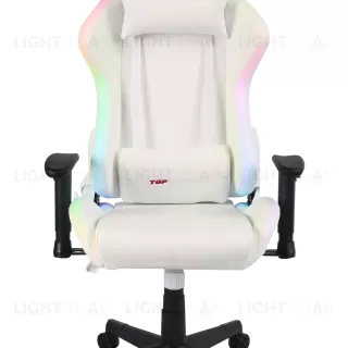 Кресло спортивное TopChairs GMM-080 белый на черной базе УТ000039639