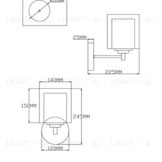 Бра Moderli V2520-1W Maximilian 1*E27*60W УТ000021531