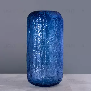  Ваза Cloyd KOWO Vase / выс. 34 см - синее стекло (арт.50021)  50021