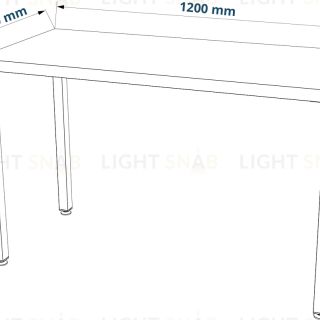 Стол письменный Ингар, 120x75, белый S00449