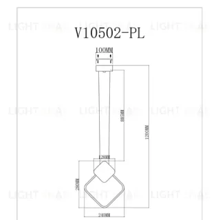 Светодиодный подвесной светильник Moderli V10502-PL Store УТ000035760