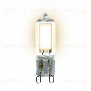 Лампа светодиодная (UL-00001815) Uniel G9 4W 3000K прозрачная LED-JCD-4W/WW/G9/CL GLZ01TR LED-JCD-4W/WW/G9/CL GLZ01TR