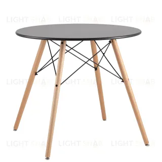 Стол круглый EAMES DSW NEW D=80 черный УТ000039067