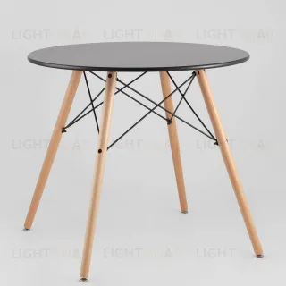 Стол круглый EAMES DSW NEW D=80 черный УТ000039067