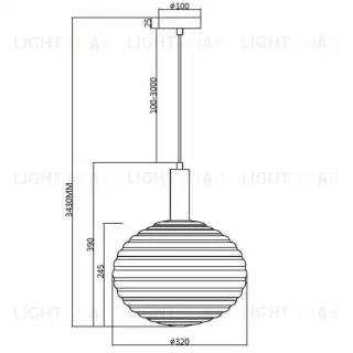 Подвесной светильник Maytoni MOD268PL-01G MOD268PL-01G