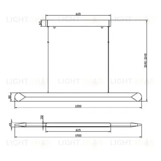 Подвесной светильник Maytoni MOD276PL-L40B3K MOD276PL-L40B3K