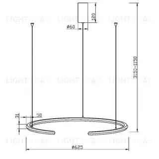 Подвесной светильник Maytoni MOD276PL-L20W3K MOD276PL-L20W3K