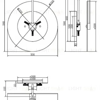 Бра Maytoni MOD305WL-03B MOD305WL-03B