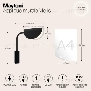 Бра Maytoni MOD126WL-01B MOD126WL-01B