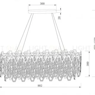 Подвесная люстра Maytoni MOD490PL-10G MOD490PL-10G
