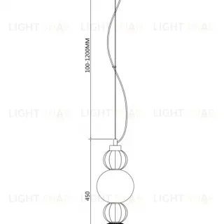 Подвесной светильник Maytoni P069PL-L17CH3K P069PL-L17CH3K