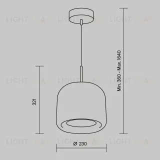 Подвесной светильник Maytoni MOD128PL-L6BR MOD128PL-L6BR