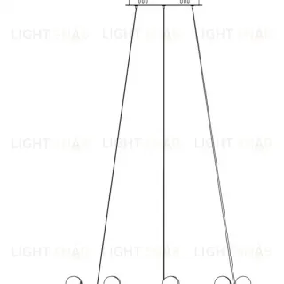 Подвесная люстра Maytoni MOD081PL-L50G3K MOD081PL-L50G3K