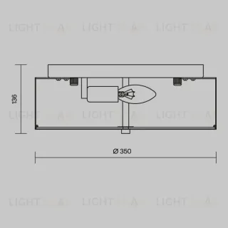 Накладная люстра Maytoni MOD096CL-03CH MOD096CL-03CH