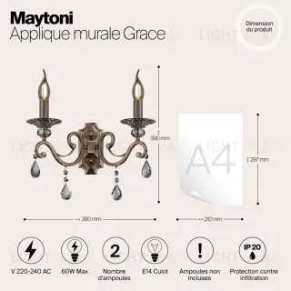 Бра Maytoni RC247-WL-02-R RC247-WL-02-R