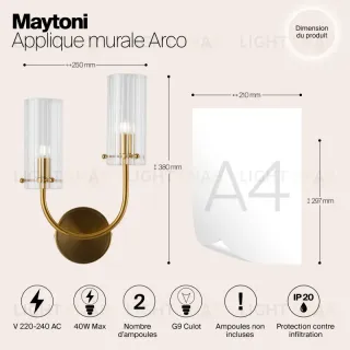 Бра Maytoni MOD223WL-02BS1 MOD223WL-02BS1