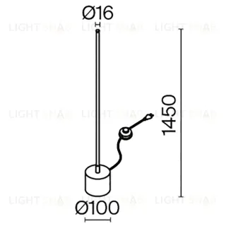 Торшер Maytoni MOD147FL-L20BSK1 MOD147FL-L20BSK1