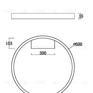 Накладной светильник Maytoni MOD058CL-L35BS3K MOD058CL-L35BS3K
