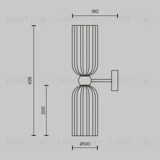 Бра Maytoni MOD302WL-02W MOD302WL-02W