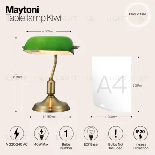 Настольная лампа Maytoni Z153-TL-01-BS Z153-TL-01-BS