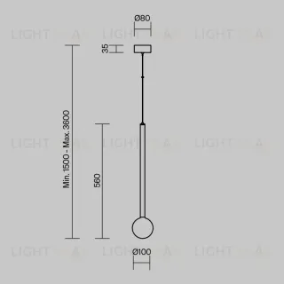 Подвесной светильник Maytoni MOD383PL-L4BS3K 