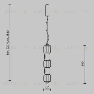 Подвесной светильник Maytoni MOD381PL-L30B3K 