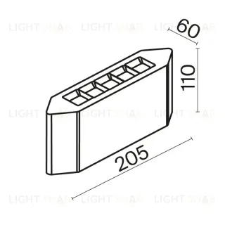 Светильник настенный Maytoni O412WL-L8GF3K O412WL-L8GF3K
