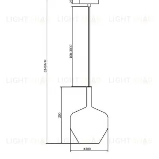 Подвесной светильник Maytoni MOD271PL-01B6 MOD271PL-01B6